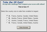 Quiz screenshot